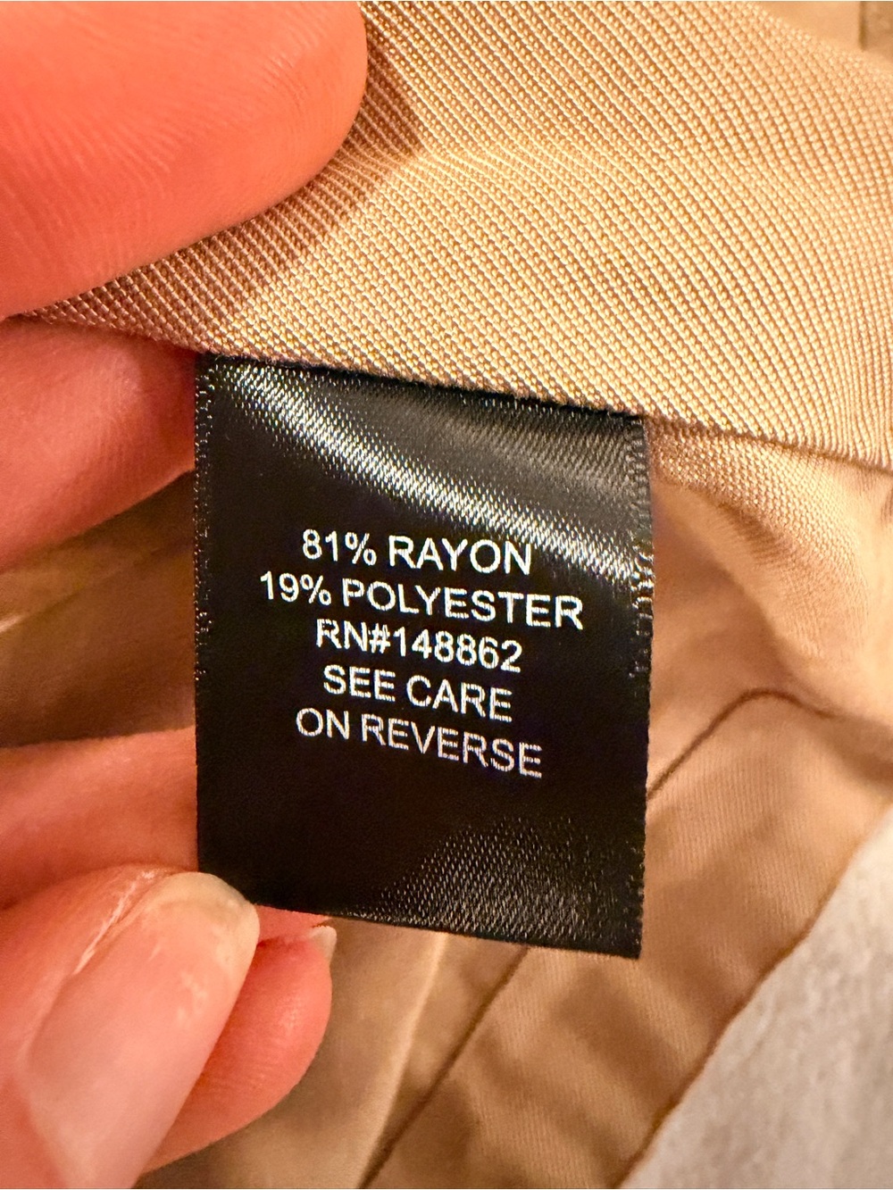 NWT Torrid Tan Drape-Front Trench Jacket - Picture 4 of 7